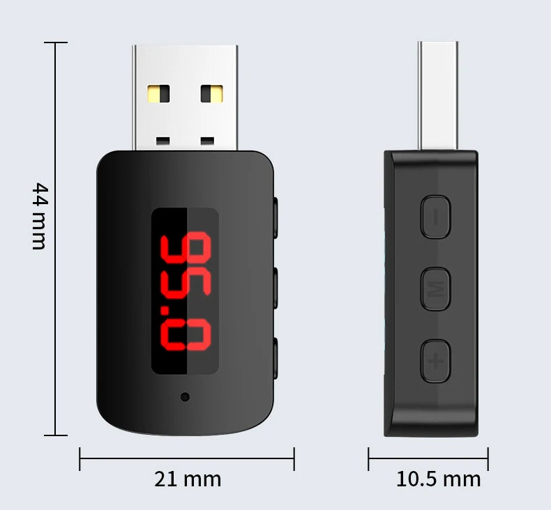Inteligentny Transmiter FM Bluetooth 5.4