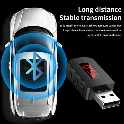 Inteligentny Transmiter FM Bluetooth 5.4