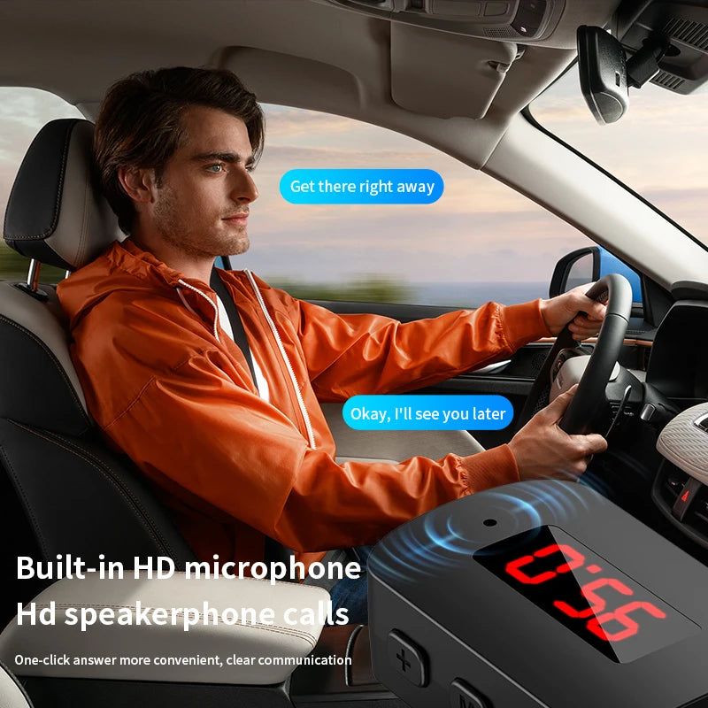 Inteligentny Transmiter FM Bluetooth 5.4